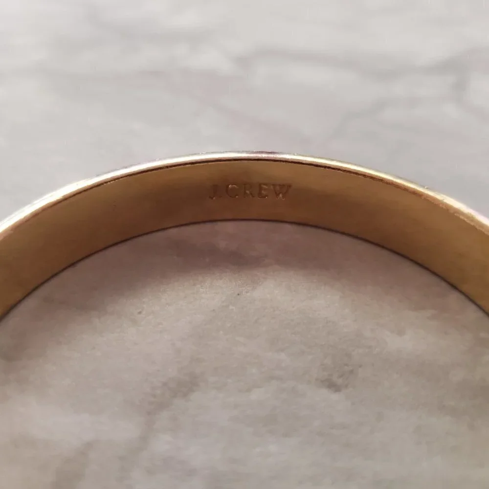 💙 Vintage Y2k 00s 2000's J. Crew Bright Spring blue Skinny Bangle 💙 - Picture 6 of 9